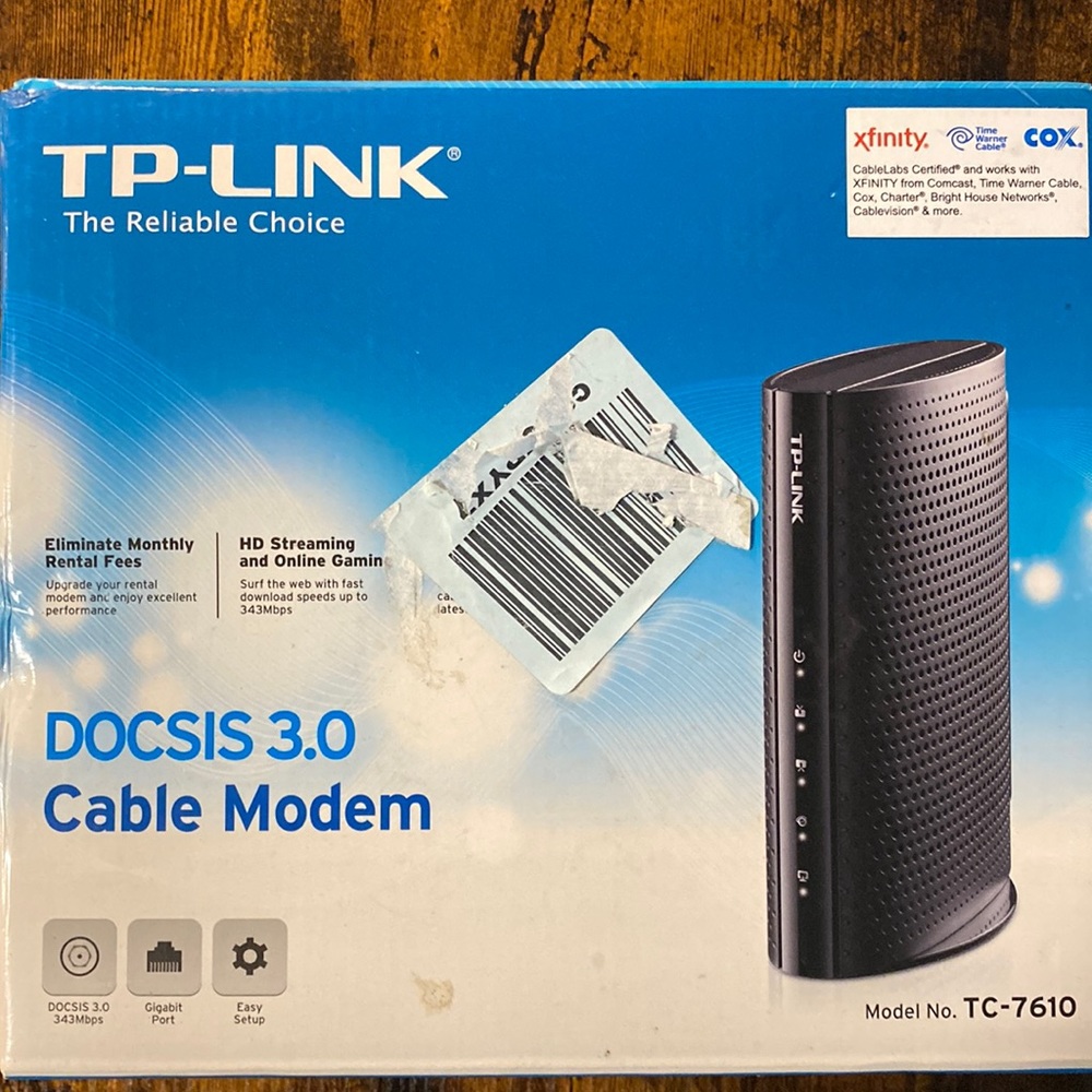 COPY - TPLink Cable Modem